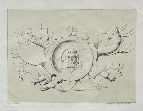 Receuil d'essais lithographiques: Un trophee by Godefroy Engelmann, book, 1811-1821