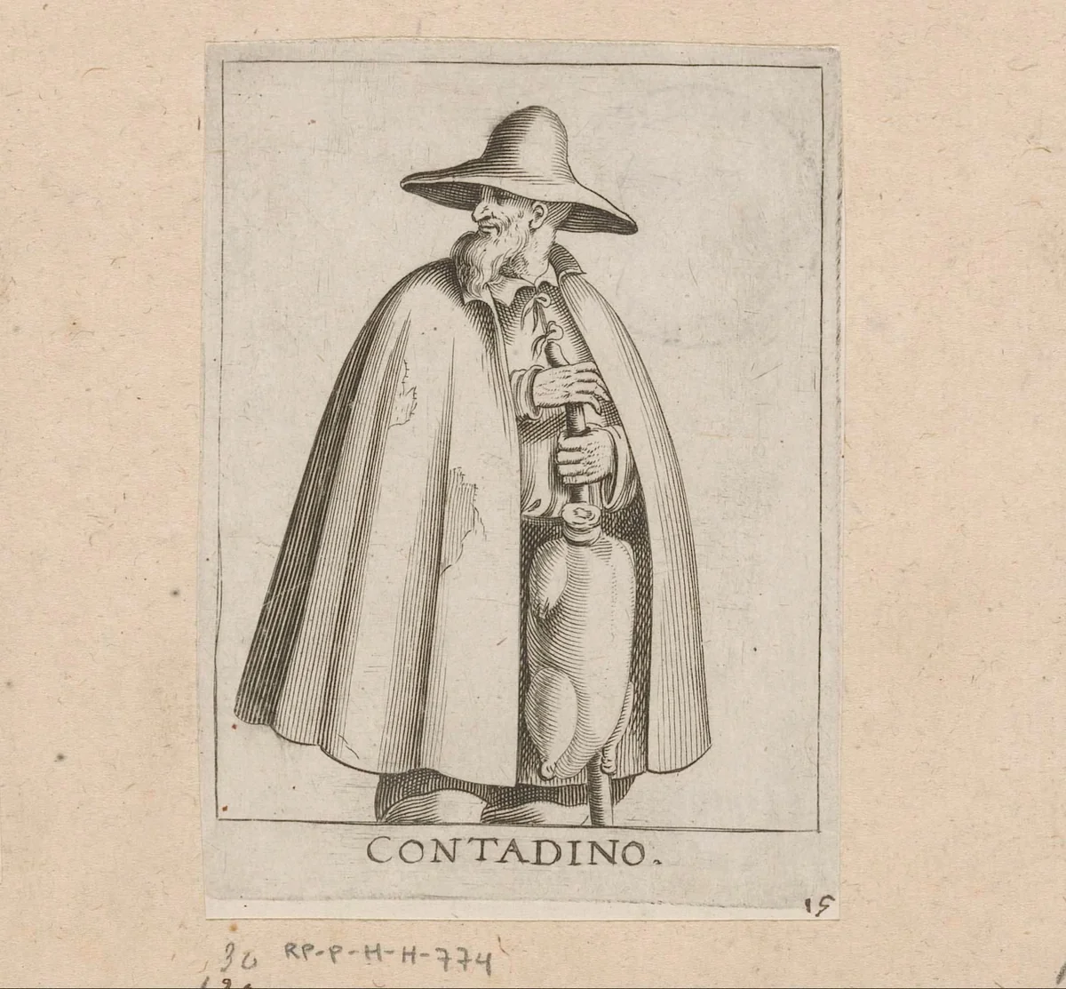 Boer by Unknown, print, 1576-1624