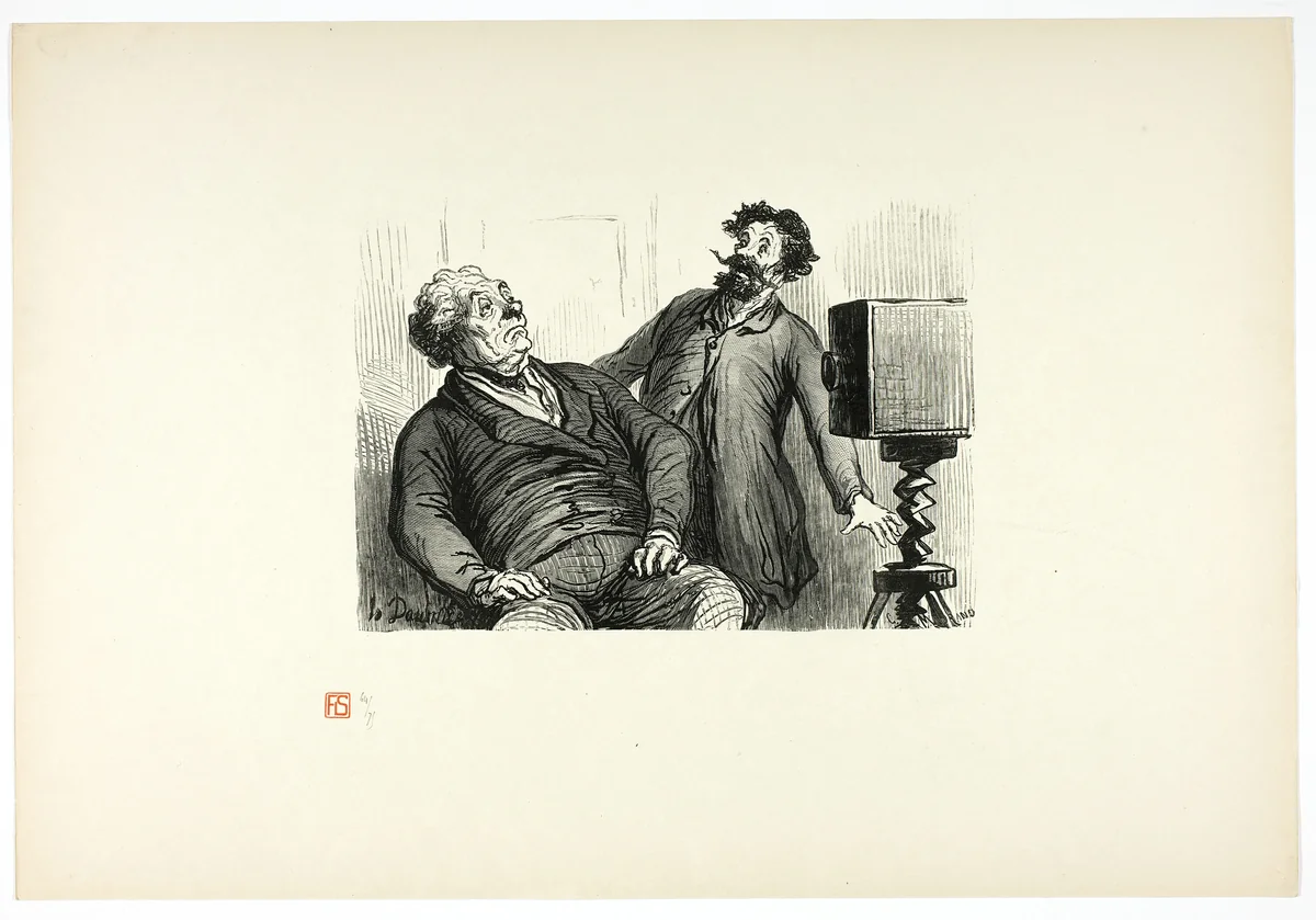 Photographes et photographiés, from Tirage Unique de Trente-Six Bois by Charles Maurand, print, 1862