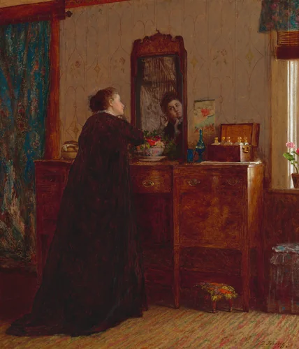 The Toilet by Eastman Johnson, painting, 1873