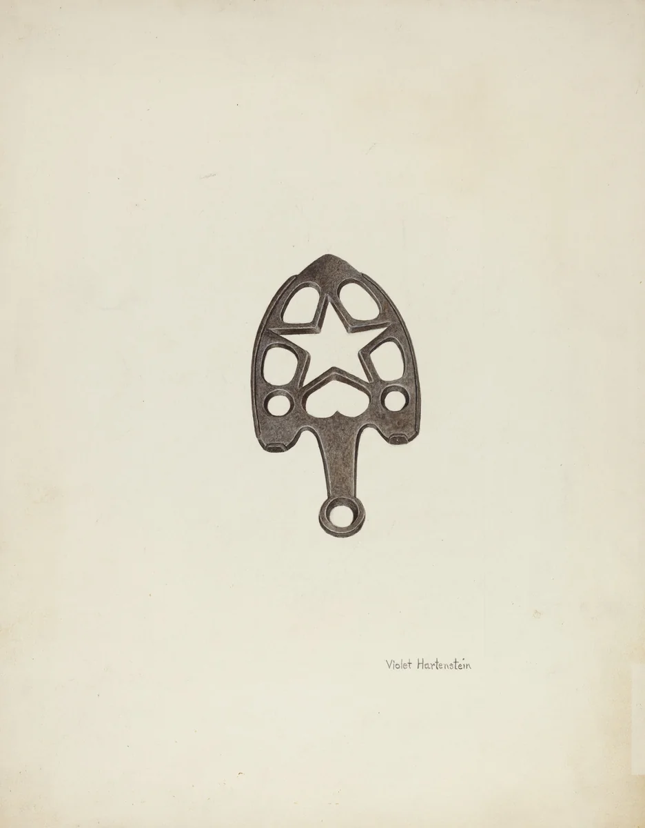 Trivet by Violet Hartenstein, index of american design, 1942