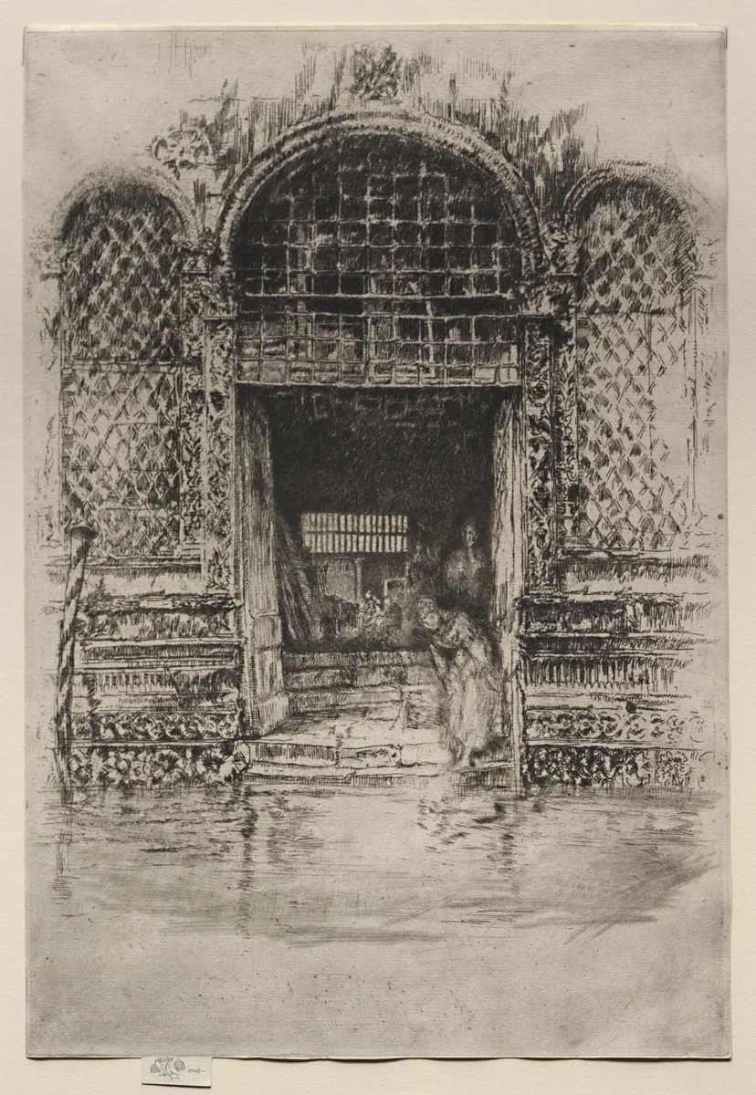 The Doorway by James McNeill Whistler, print, 1880