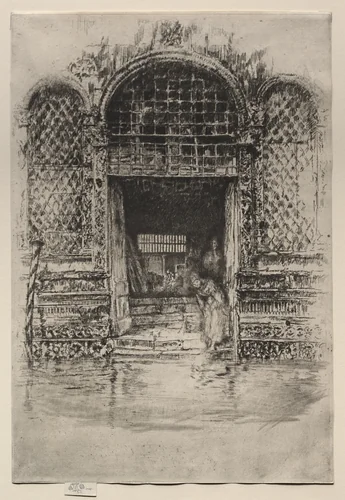 The Doorway by James McNeill Whistler, print, 1880