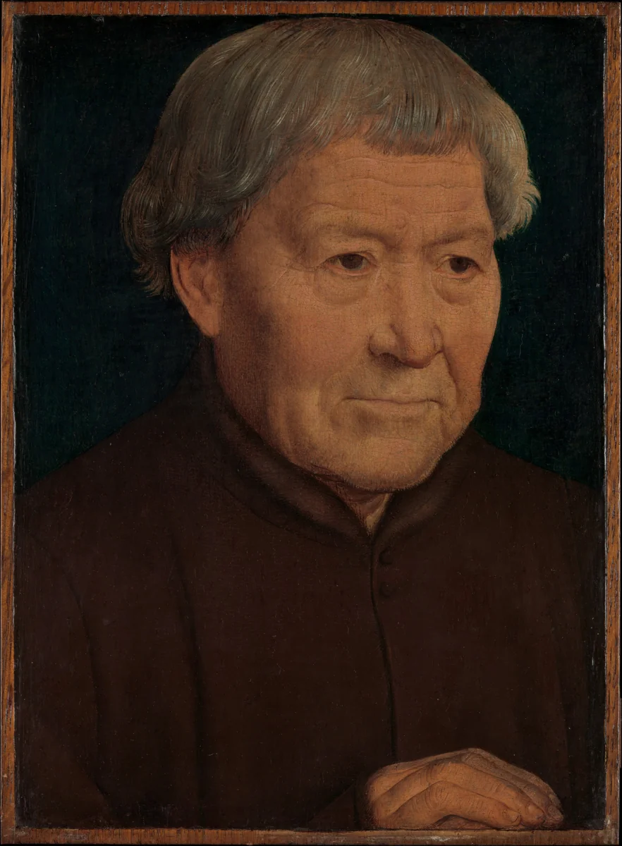 Portrait of an Old Man by Hans Memling, painting, 1470-1480