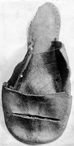 Toe and Sole of a Shoe by England Found in London, textile, 1501-1600