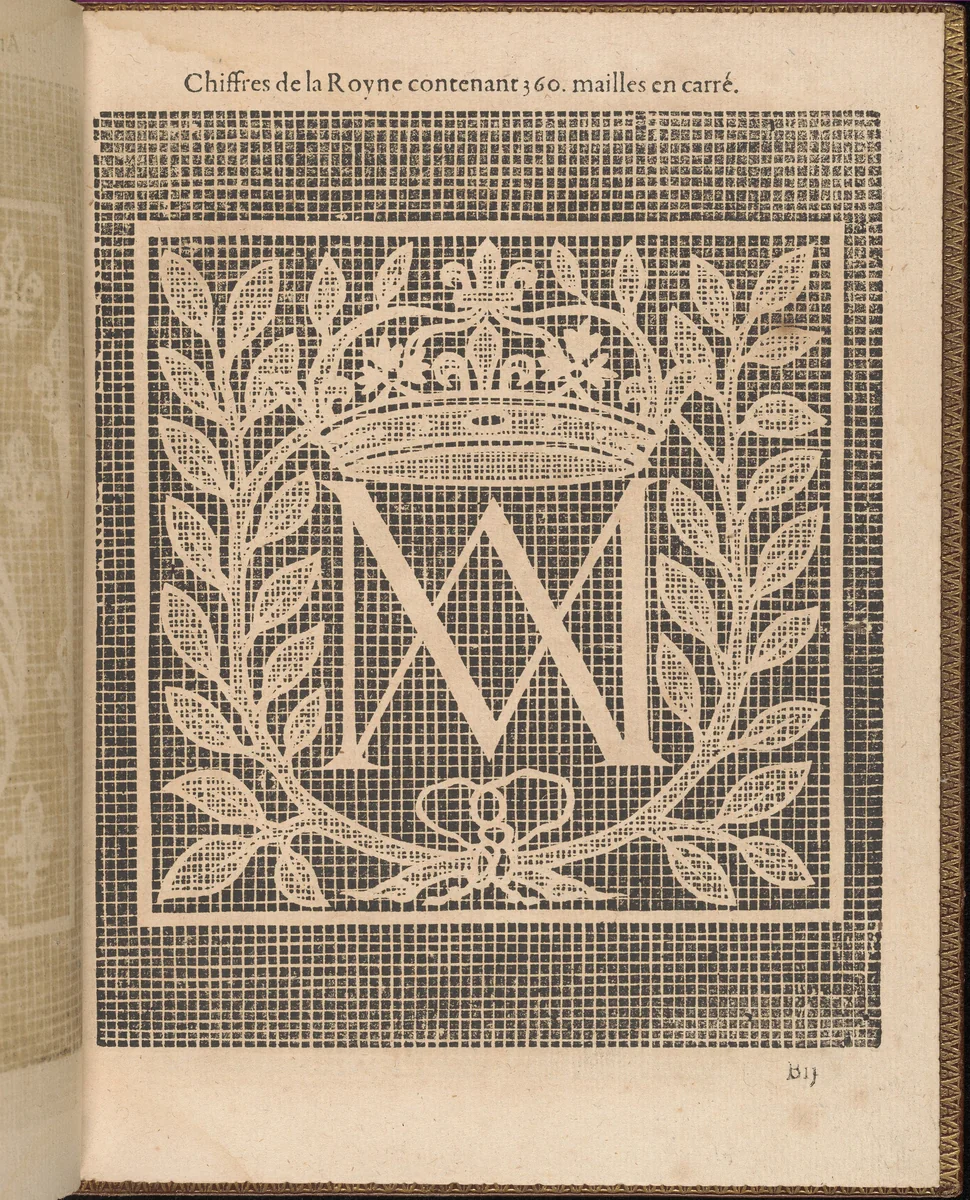 La Pratique de l'Aiguille, page 6 (recto) by Matthias Mignerak, book, 1605