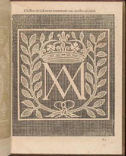 La Pratique de l'Aiguille, page 6 (recto) by Matthias Mignerak, book, 1605