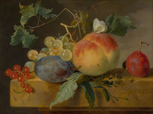 Fruit Still Life by Jan van Huysum, painting