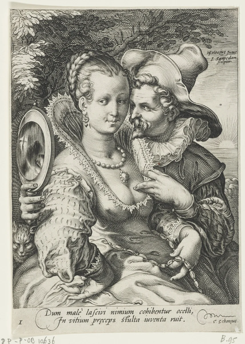 Het Gezicht by Unknown, print, 1575-1607