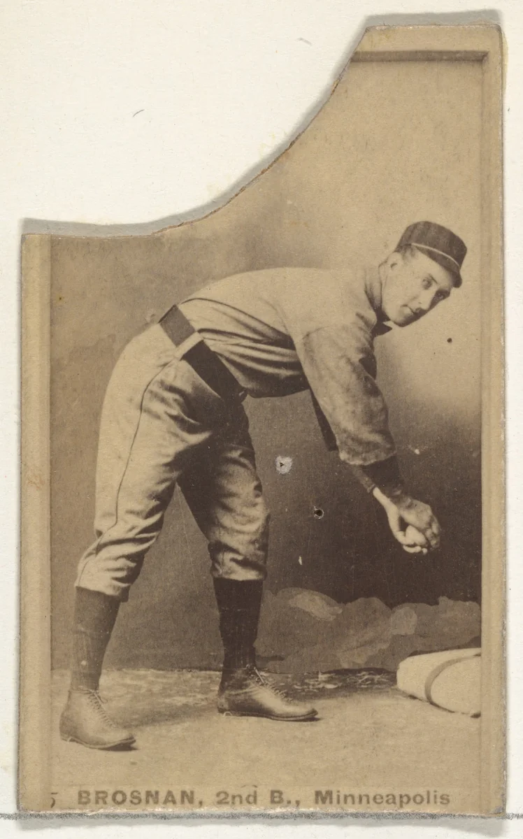 Timothy J. Brosnan, 2nd Base, Minneapolis, from the Old Judge series (N172) for Old Judge Cigarettes by Goodwin & Company, photograph, 1887-1890