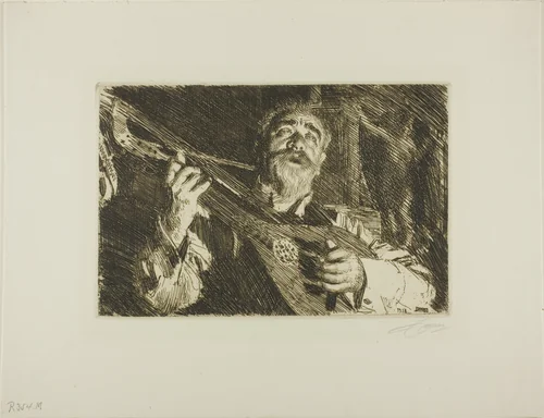 Vicke by Anders Zorn, print, 1918