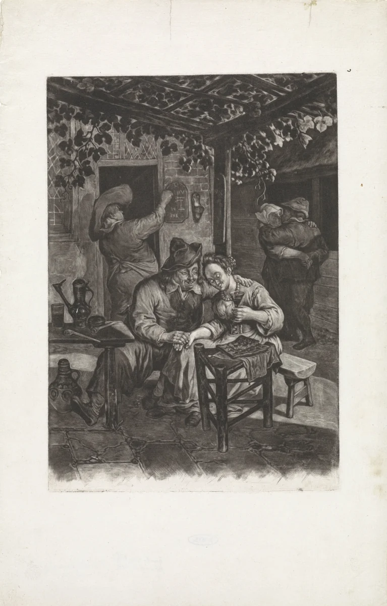 De jeugd by Cornelis Dusart, print, 1680-1704