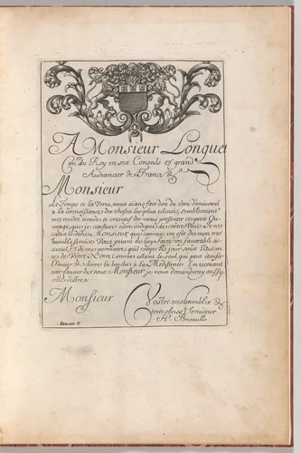 Diverses Pieces de Serruriers, page 3 (recto) by Jean Berain, book, 1658-1668