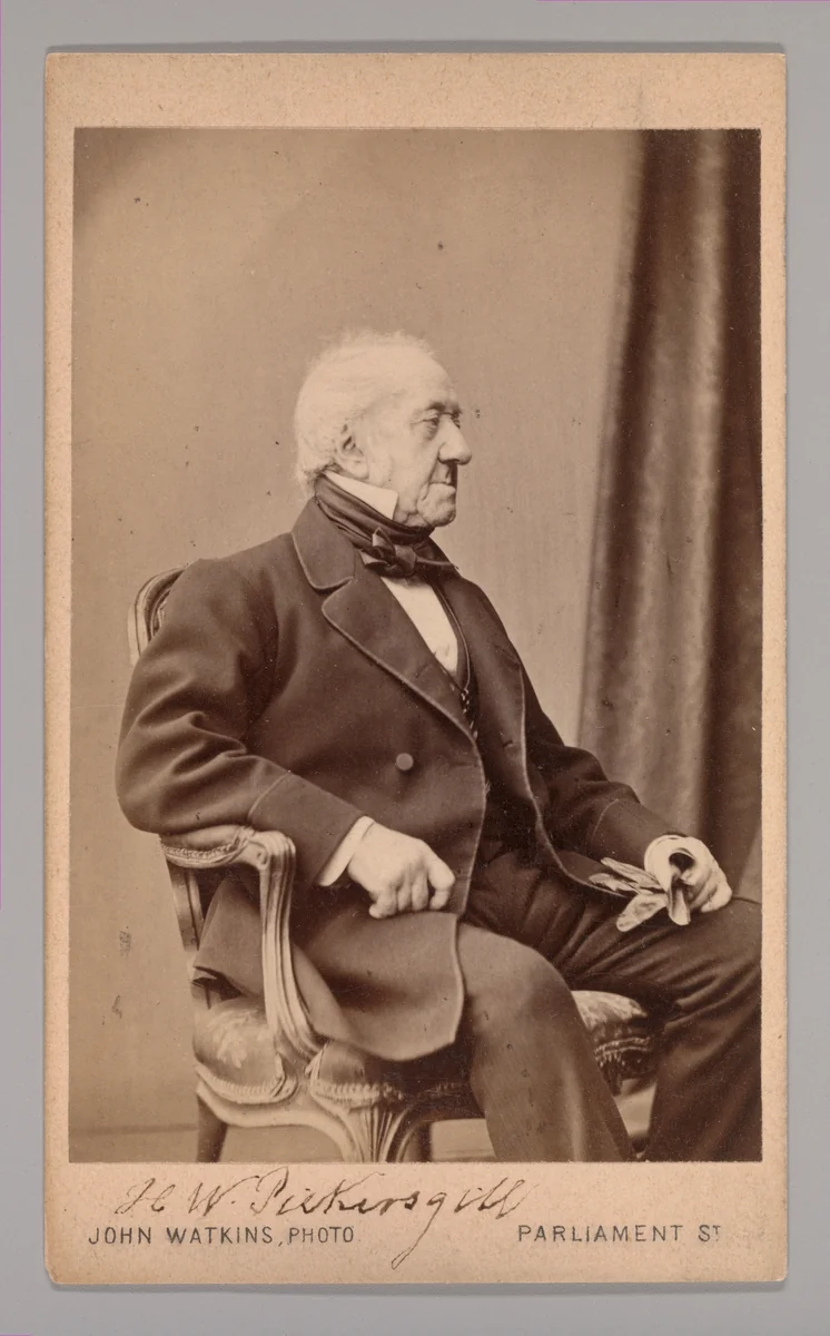 [Frederick Richard Pickersgill] by John and Charles Watkins, photograph, 1860-1869