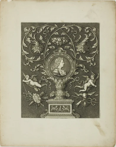 Plate Two, from A New Book of Ornaments by Simon Gribelin, print, 1704