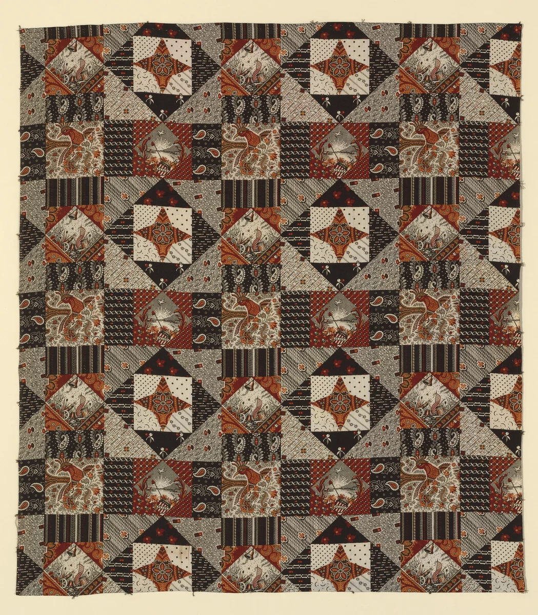 Centennial Print (Furnishing Fabric) by Cocheco Cotton Manufacturing Company, textile, 1870-1876