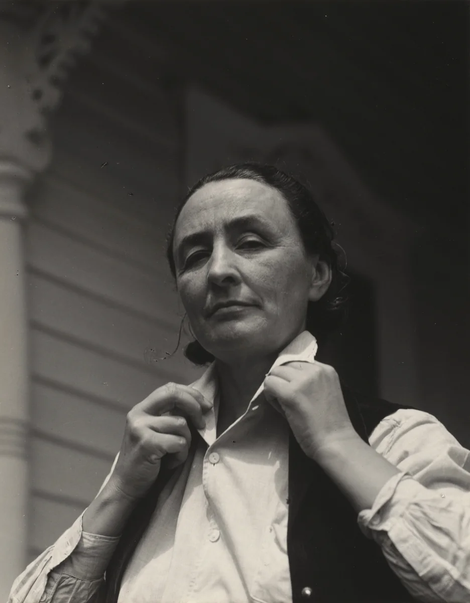 Georgia O'Keeffe by Alfred Stieglitz, photograph, 1936