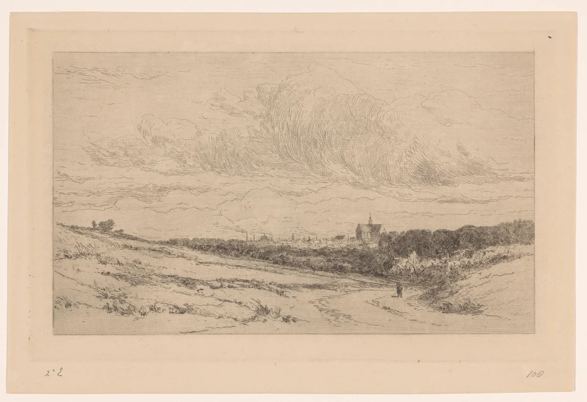 Duinlandschap bij Haarlem by Carel Nicolaas Storm van 's-Gravesande, print, 1878
