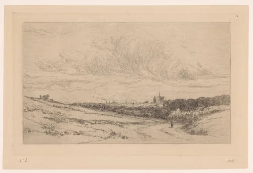 Duinlandschap bij Haarlem by Carel Nicolaas Storm van 's-Gravesande, print, 1878