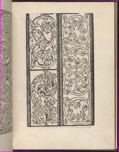 Page from Ein new kunstlich Modelbuch...(Page 14r) by Peter Quentel, book, 1544