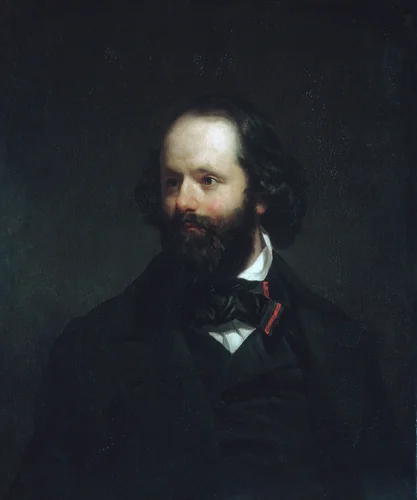 Portrait of the Artist by Charles Loring Elliott, artwork, 1847-1850