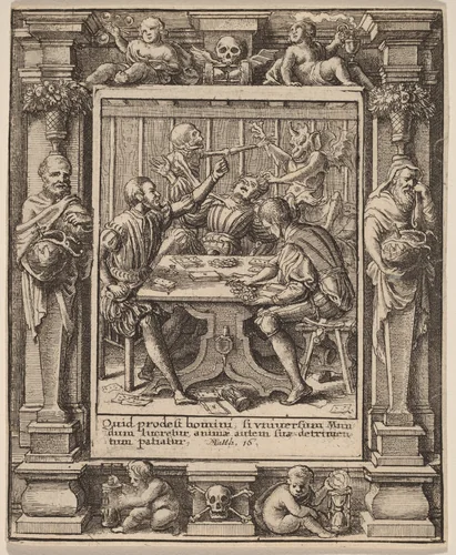 Gamesters by Wenceslaus Hollar
Hans Holbein the Younger
Abraham van Diepenbeeck, print, 1651