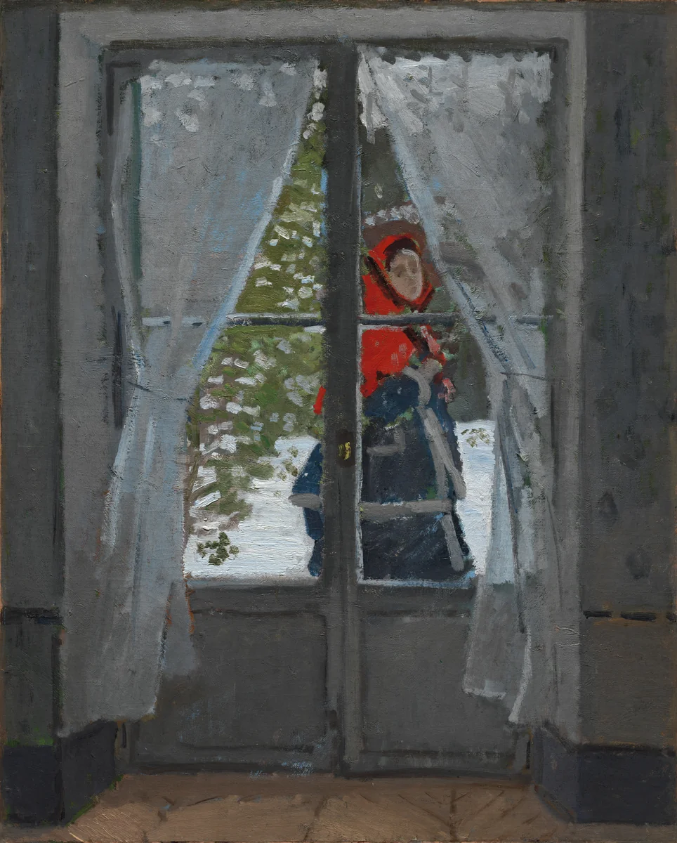 The Red Kerchief by Claude Monet, painting, 1868-1873