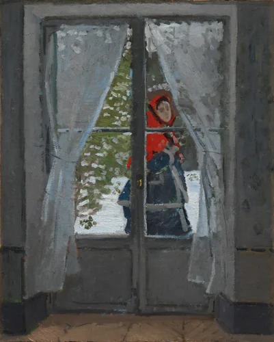 The Red Kerchief by Claude Monet, painting, 1868-1873
