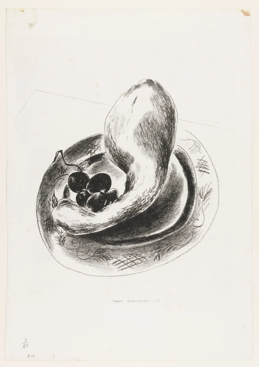 Squash by Yasuo Kuniyoshi, print, 1927