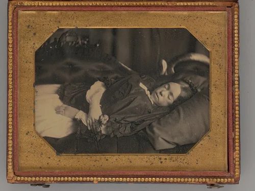 Untitled (Post Mortem Portrait of a Girl) by Unknown maker, other, 1855