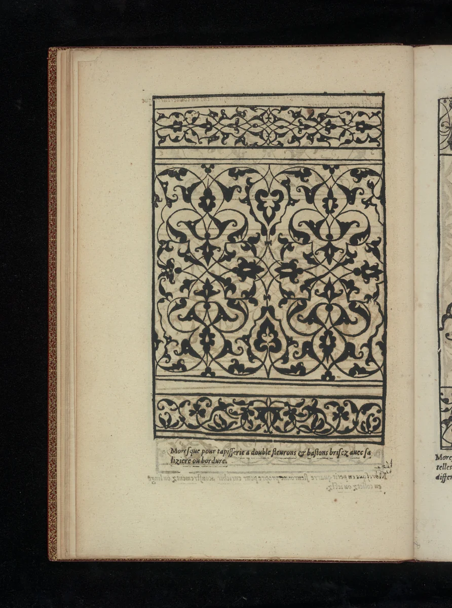 Livre de Moresques, page 5 (recto) by Francesco di Pellegrino, book, 1546