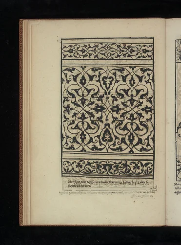 Livre de Moresques, page 5 (recto) by Francesco di Pellegrino, book, 1546