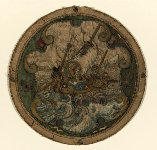 Fisherman's Shield by Germany, textile, 1645