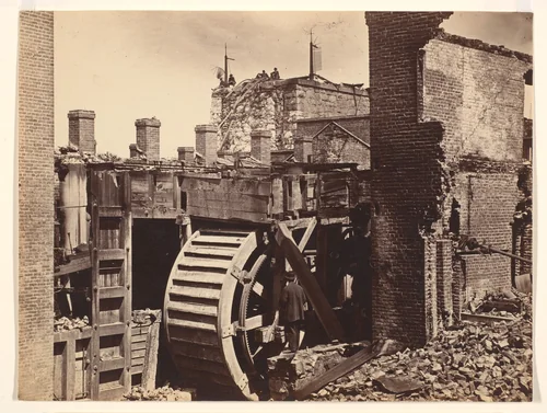 Mill, Richmond, Virginia by Alexander Gardner, photograph, 1863-1867
