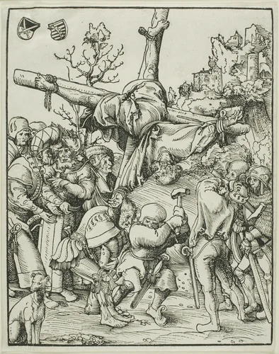 Saint Peter, from The Martyrdom of the Apostles by Lucas Cranach the Elder, print, 1507-1517