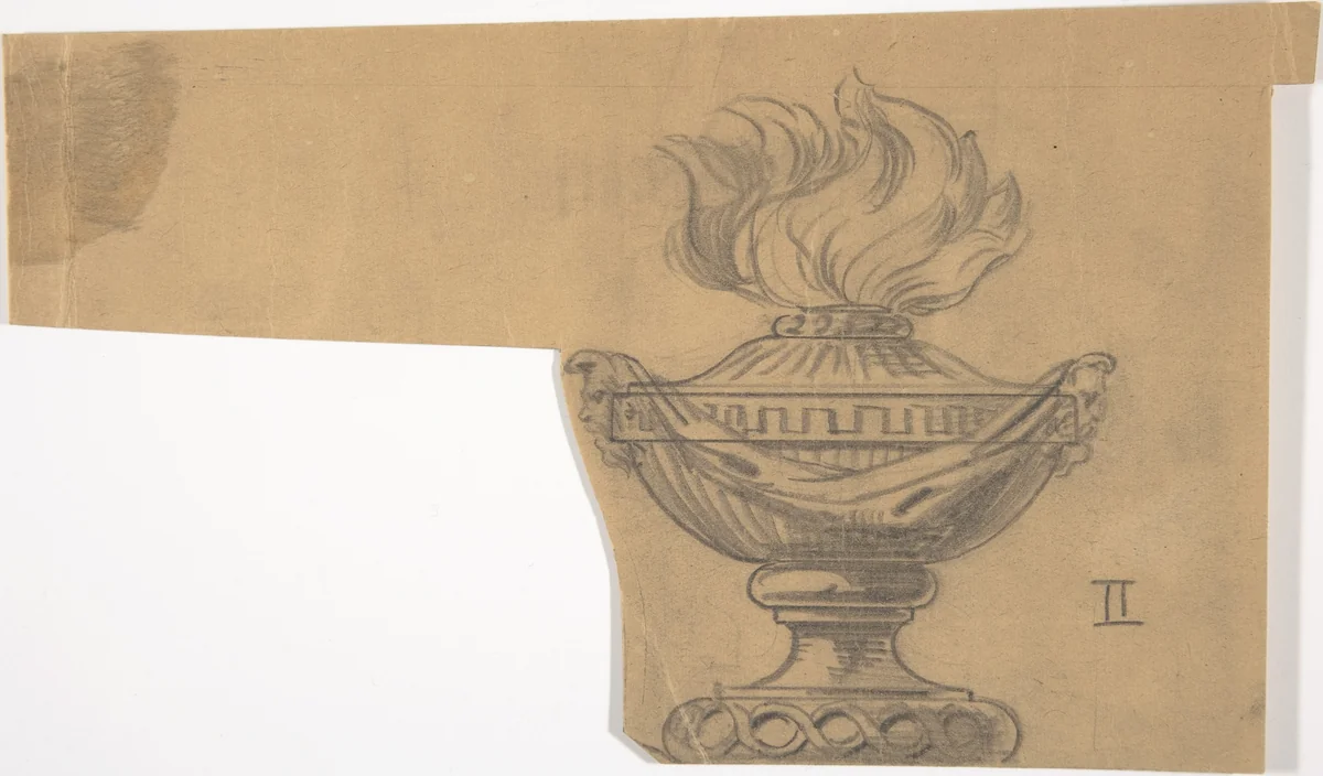 Suggestions for Urns by L. V. Grave, drawing, 1700-1800