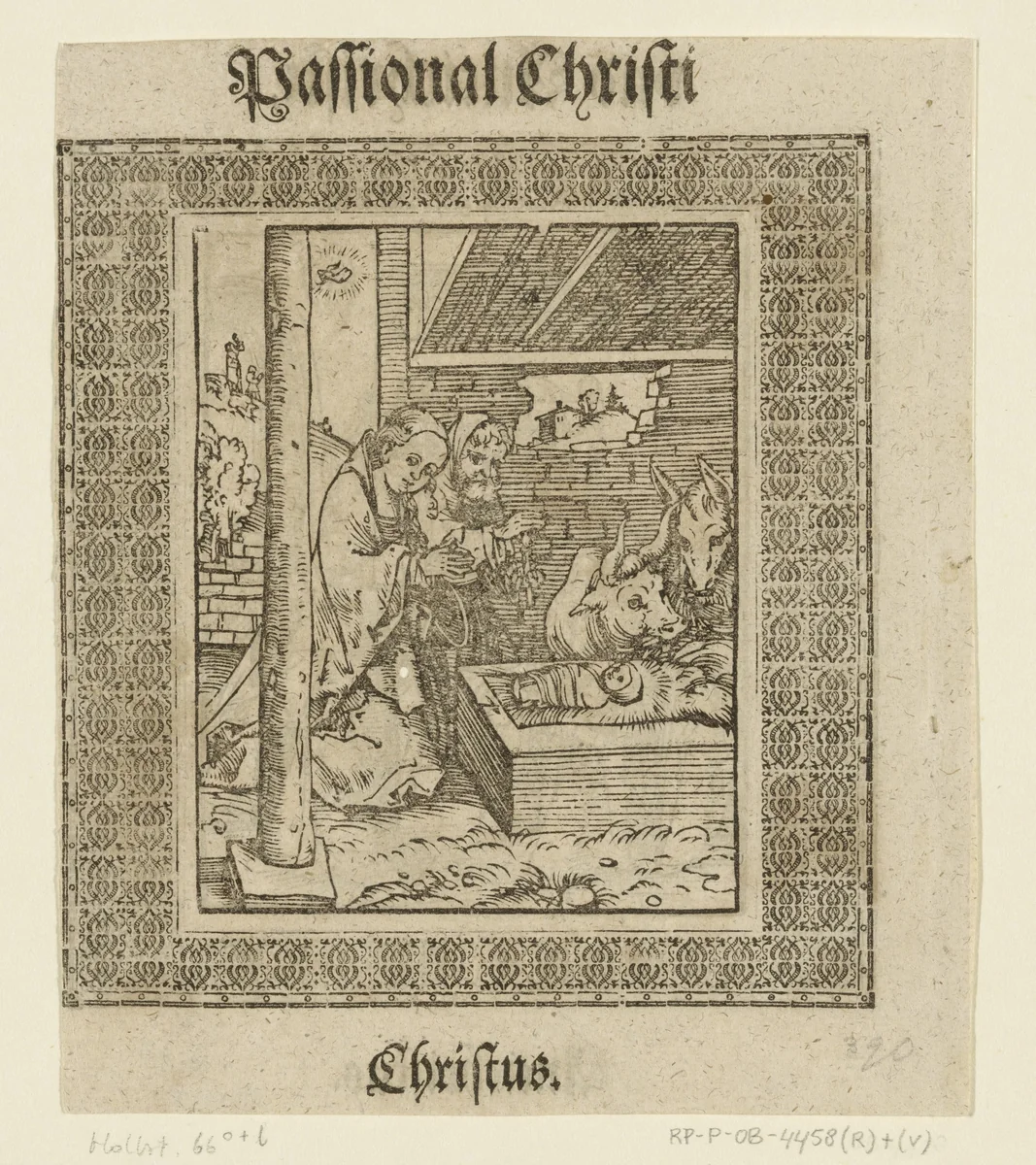 Geboorte van Christus by Lucas Cranach, print, 1521-1522