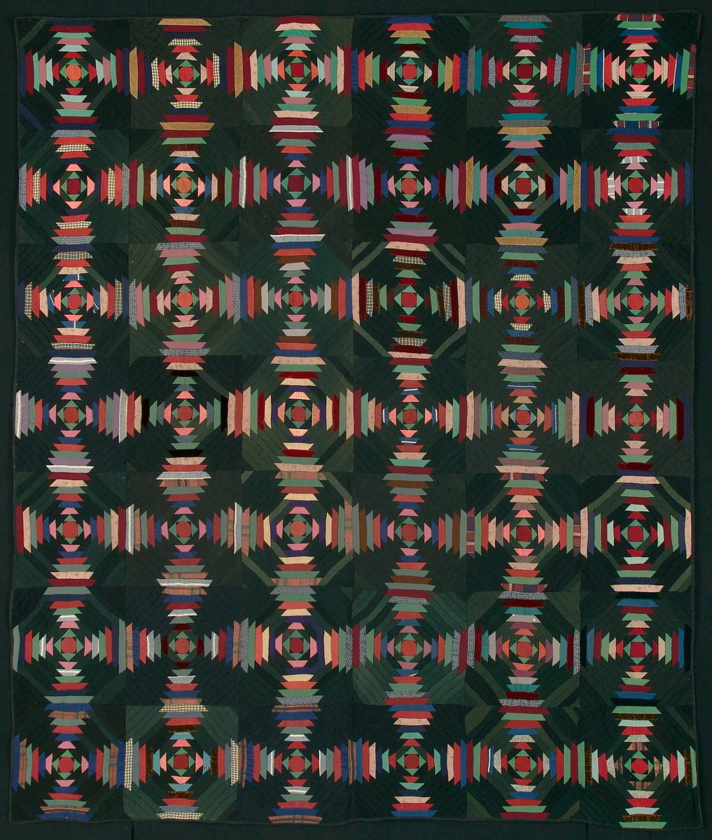 Bedcover by United States, textile, 1880-1889