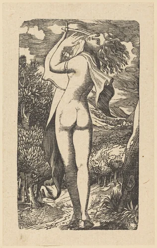 Bacchante by Welby Sherman; Edward Calvert, print, 1825-1835