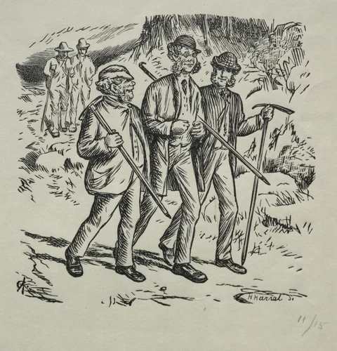 The Three Names by Charles Samuel Keene, print, 1869