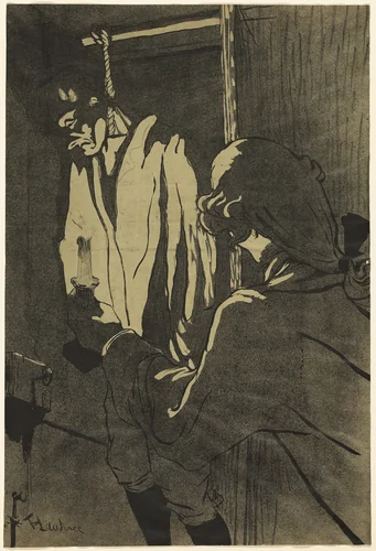 The Hanged Man by Henri de Toulouse-Lautrec, print, 1892