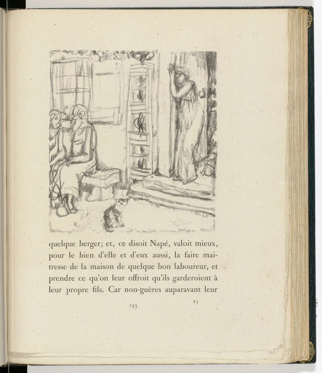 In-text plate (page 193) from Daphnis et Chloé by Pierre Bonnard, illustrated book, 1902