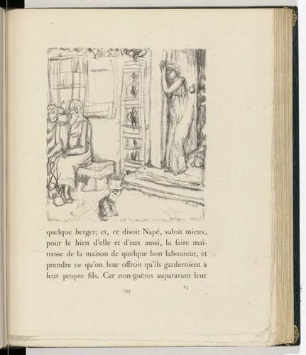 In-text plate (page 193) from Daphnis et Chloé by Pierre Bonnard, illustrated book, 1902