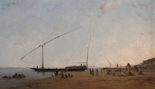 On the Nile by Eugène Fromentin, painting, 1871