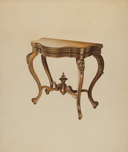 Console Table by Robert Pohle, index of american design, 1937