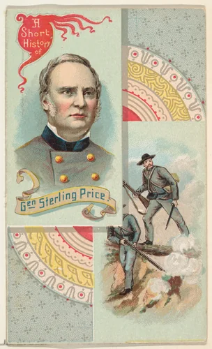 A Short History: General Sterling Price, from the Histories of Generals series (N114) issued by W. Duke, Sons & Co. to promote Honest Long Cut Smoking and Chewing Tobacco by W. Duke, Sons & Co., print, 1888