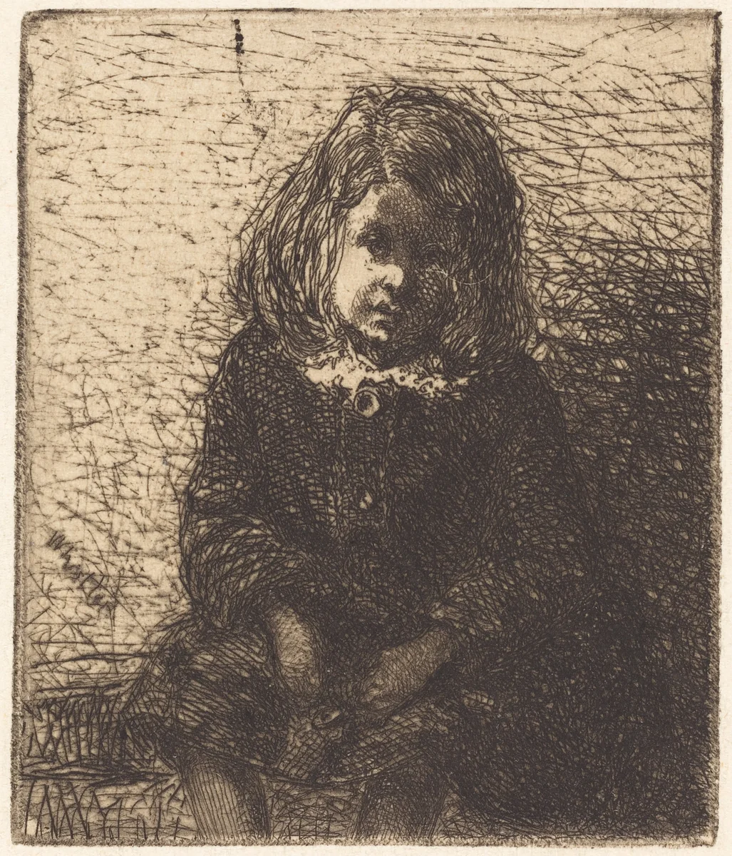 Little Arthur by James McNeill Whistler, print, 1857-1858