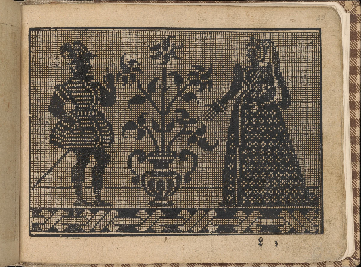New Künstlichs Modelbuch (Page 43 recto) by Bernhard Jobin, book, 1600