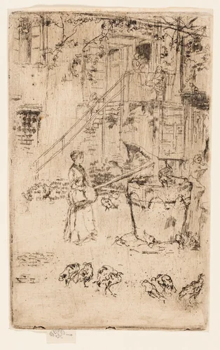 Turkeys by James McNeill Whistler, print, 1880