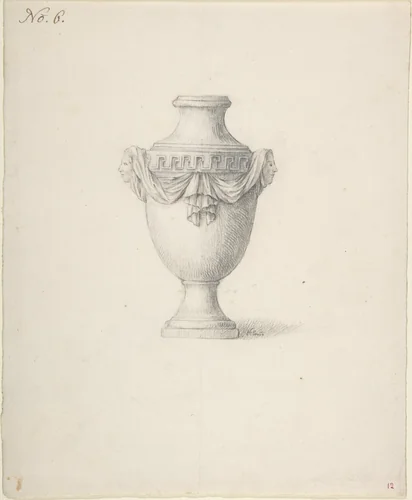 Design for an Urn by anonymous, drawing, 1765-1795